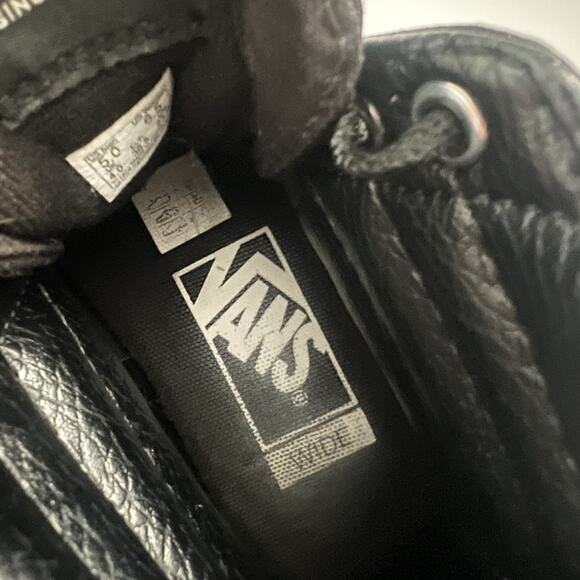 Vans Sneakers Off The Wall 721454 Sk8 Hi High Top Black Shoes Men 5 Women 6.5 - Picture 9 of 13